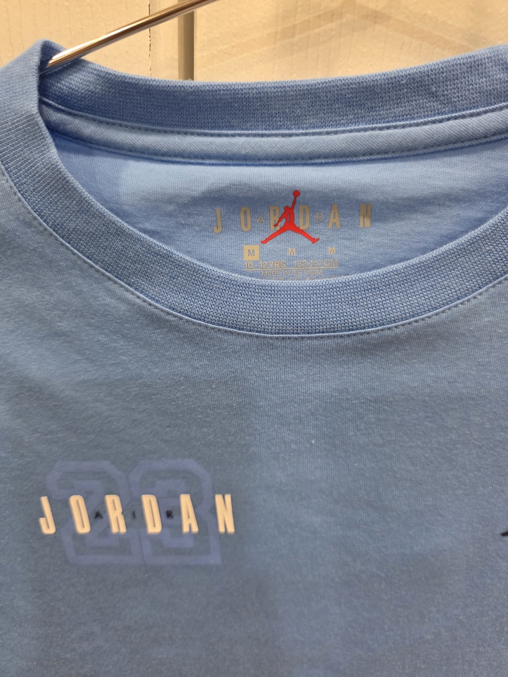 Jordan Light Blue Short Sleeve Tee with Jumpman Logo